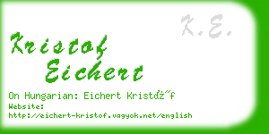 kristof eichert business card